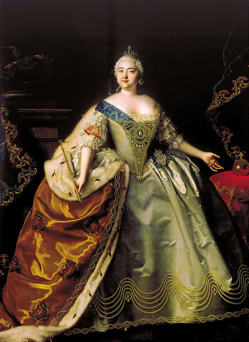 Императрица Елизавета Петровна Худ. Л. Каравак 1750 