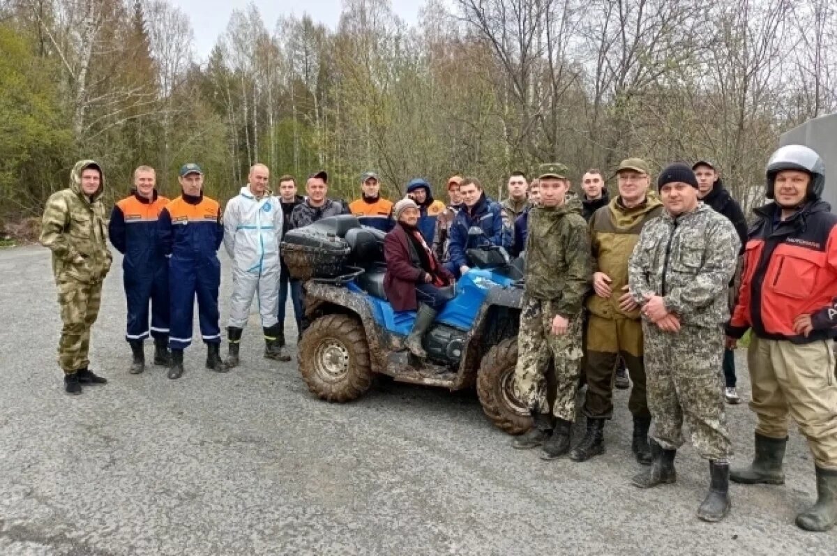    Под Верхним Уфалеем нашли заблудившуюся в лесу пенсионерку