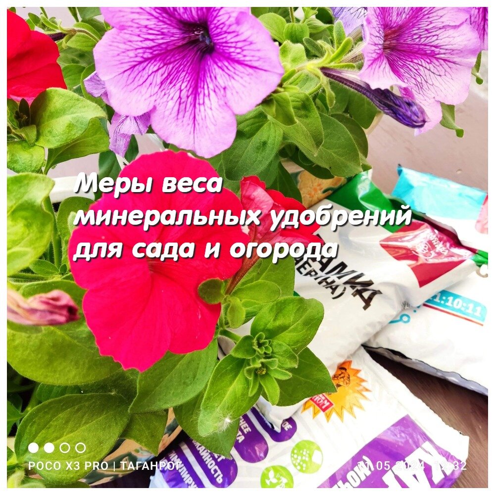 Минеральные удобрения для сада и огорода 