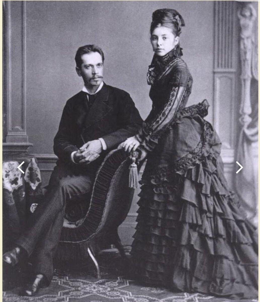 
Родители Игоря Стравинского, Фёдор и Анна, Одесса, 1874