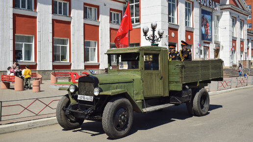 Старый ЗиС-5. Ретропокатушки. / An old Soviet military truck ZiS-5.