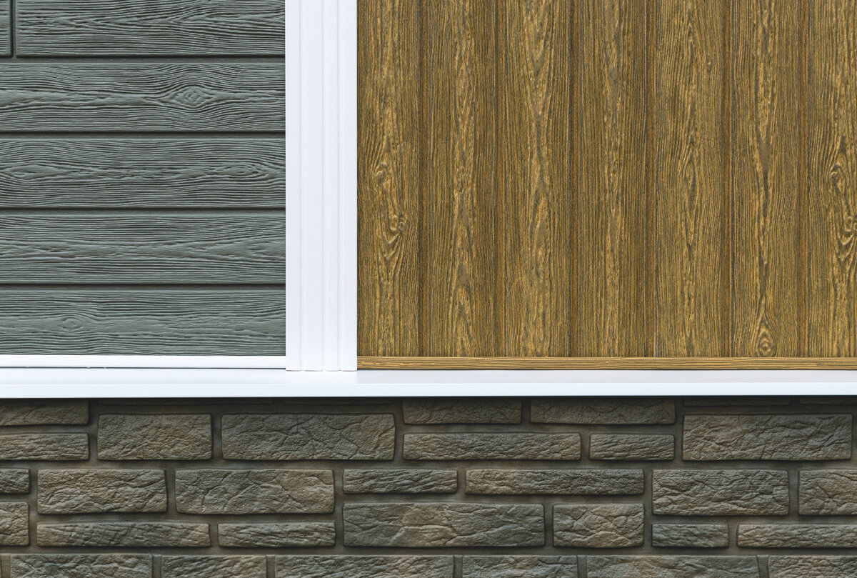 Красивый дом из сайдинга. Сайдинг Ю-Пласт. UP Decor 