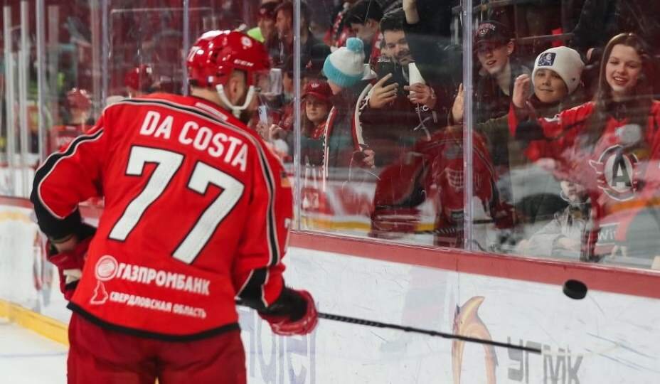 Француз Стефан Да Коста. Фото: Соцсети ХК «Автомобилист»