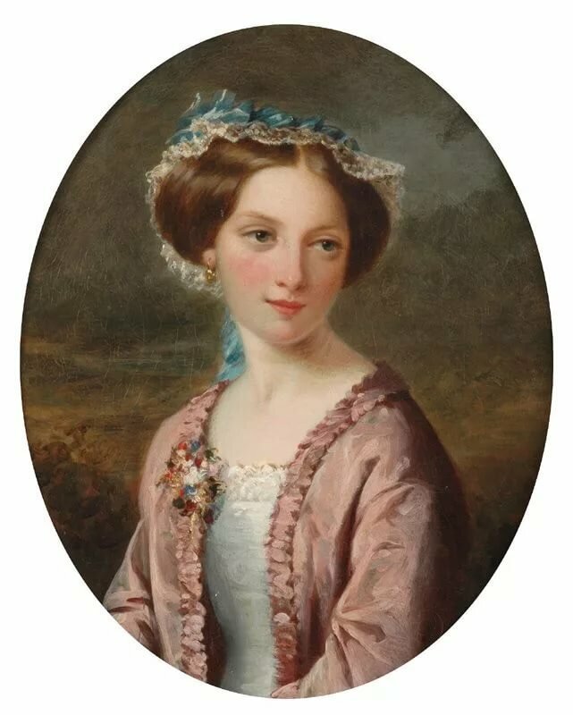 Винтерхальтер. Женский портрет, около 1850 года.