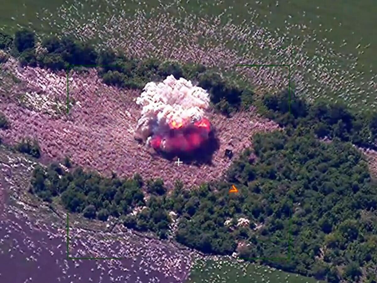    Удар российских военных по ЗРК Patriot и радиолокационной станции в Гуляйполе© Силовые ведомства