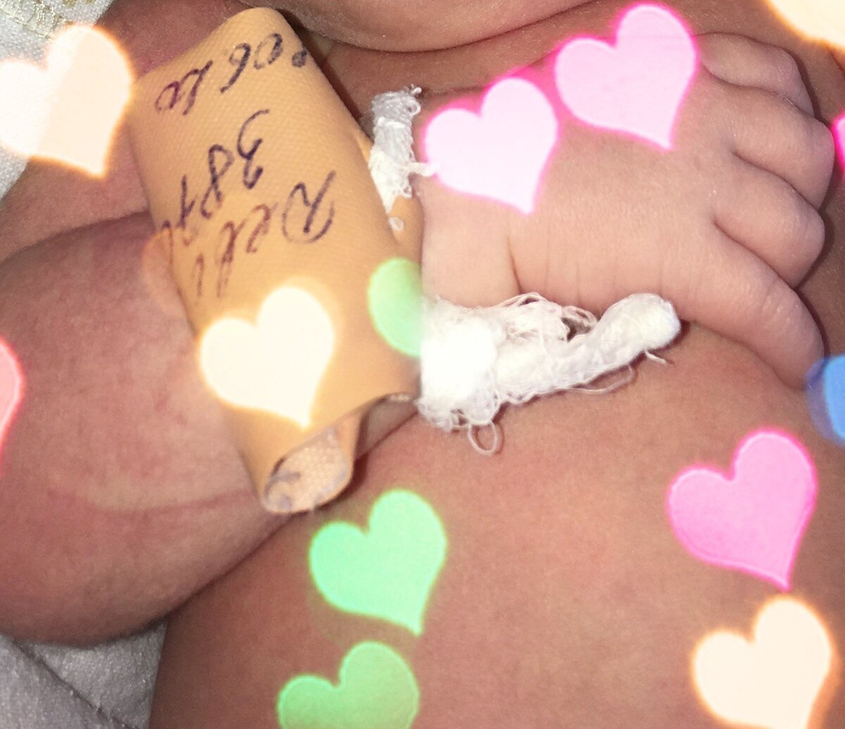 Первый раз распеленались.