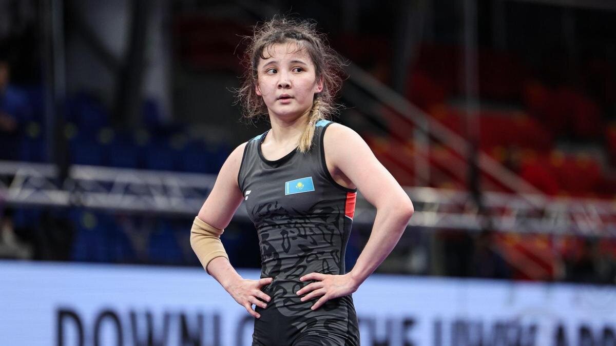    Казахстанская девушка-борец Лаура Ганикызы:United World Wrestling