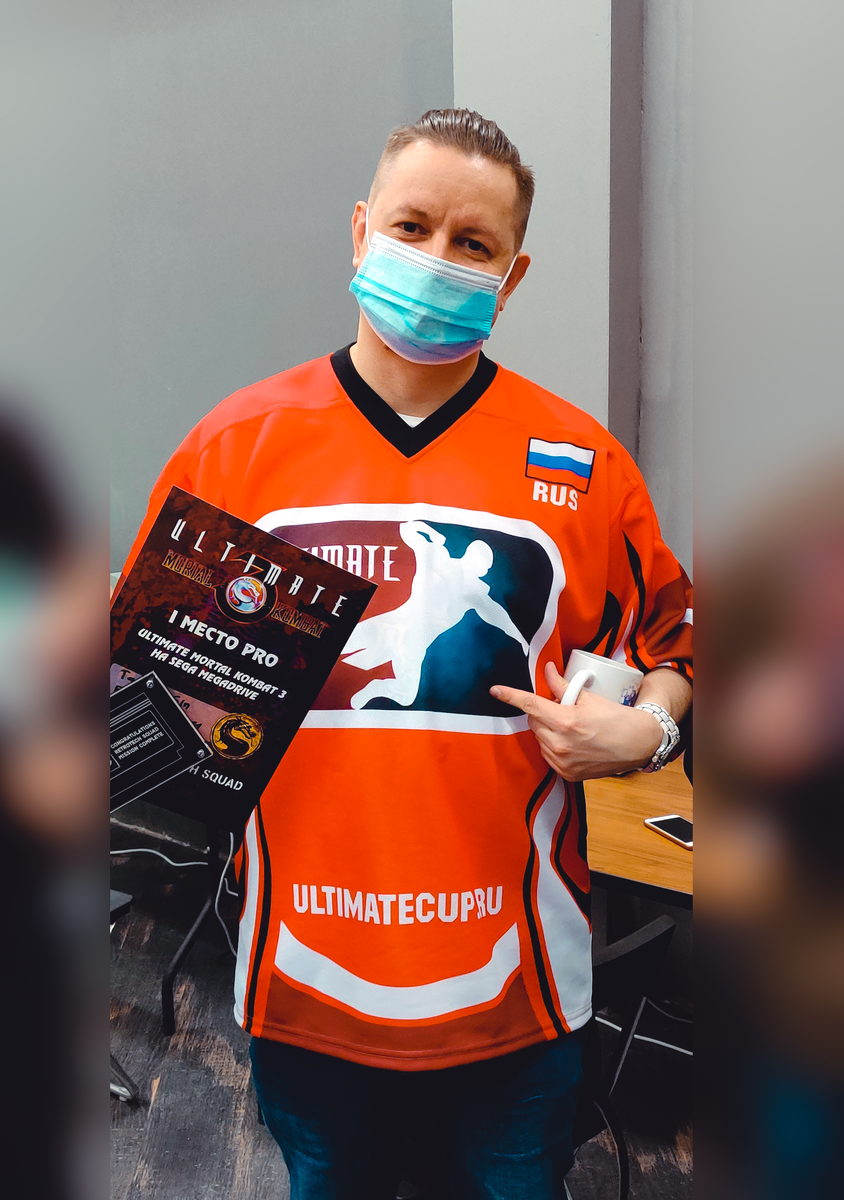 TANK U-GIN на одном из оффлайн-турниров по UMK3 на железной Сеге.