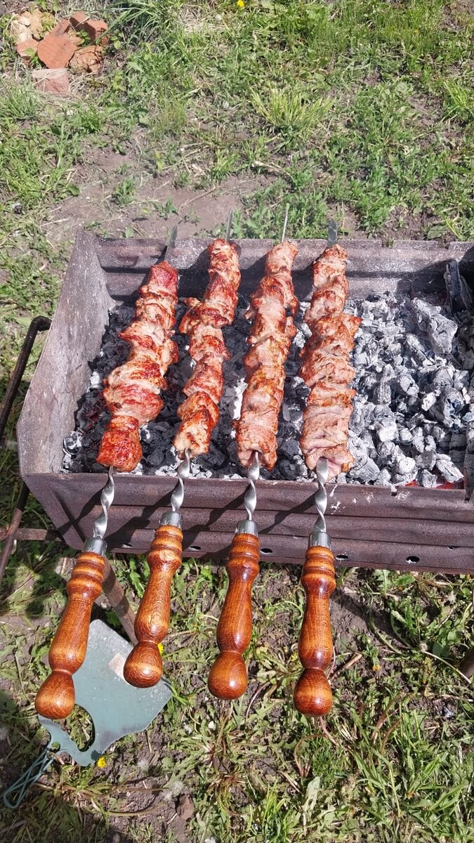 Наши майские шашлычки