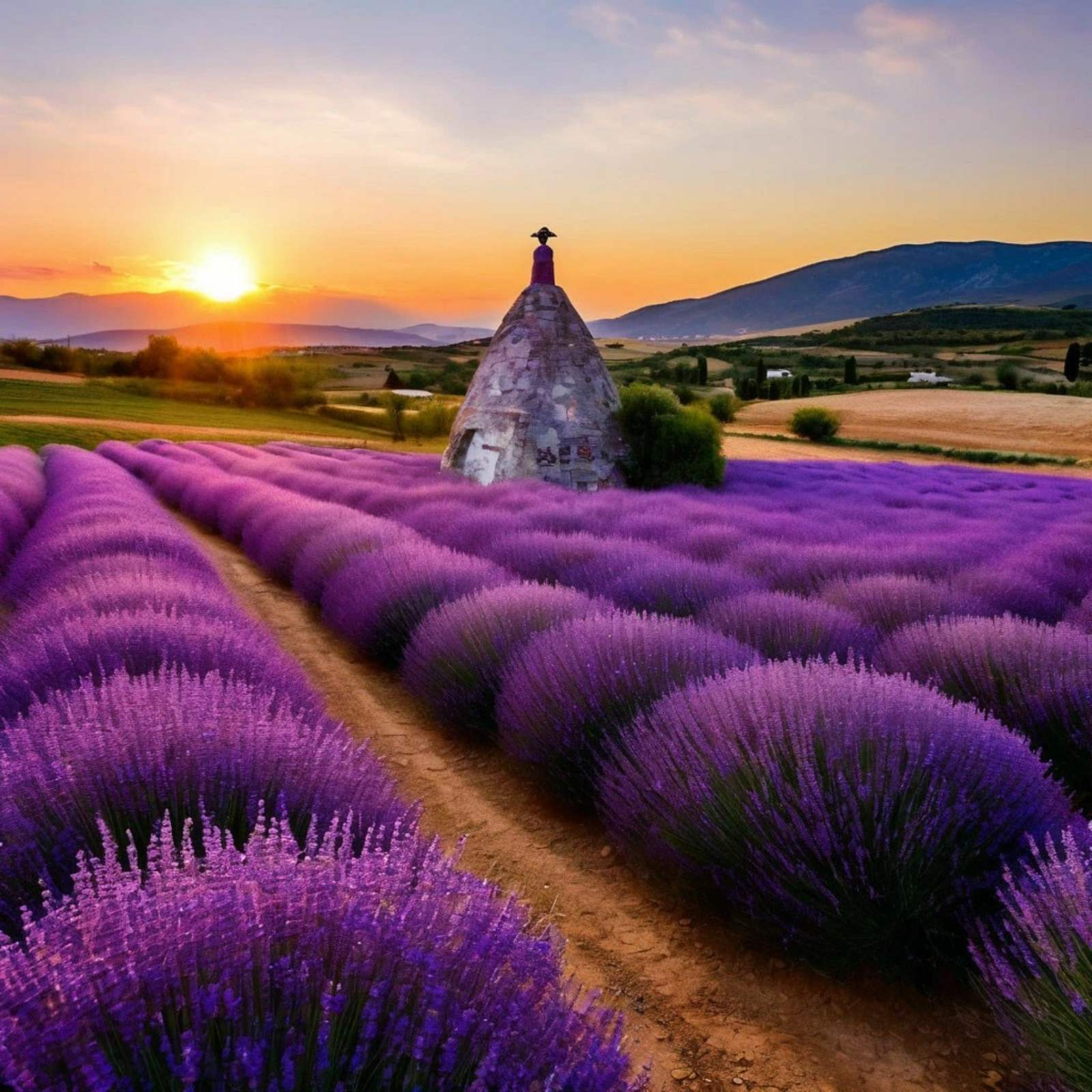 Лавандовые поля Турция