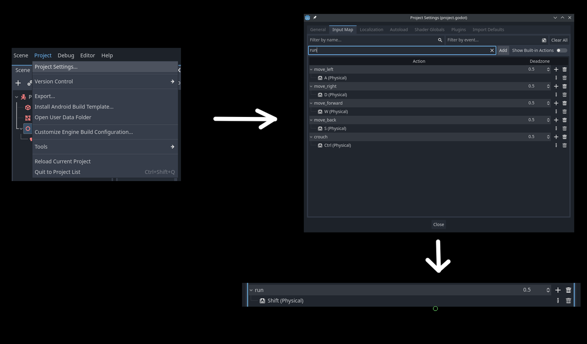 Скорость и Выносливость: Реализация механики бега в играх на Godot Engine с  использованием дочерних скриптов | Votline | Дзен