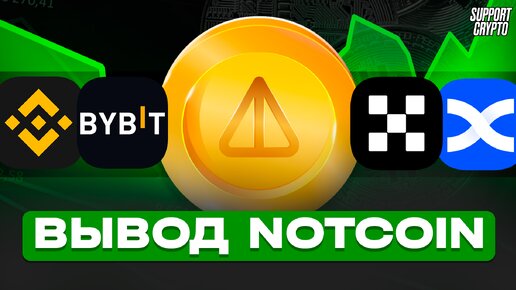 NOTCOIN МОЖНО ВЫВЕСТИ НА БИРЖУ | Новые подробности о Листинге NOT на Биржах