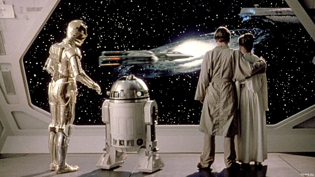 Кадры из фильма "Звездные войны"