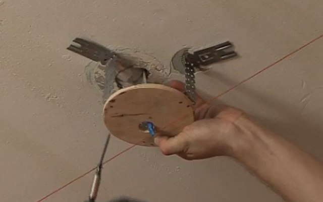 Закладные элементы для установки светильников 