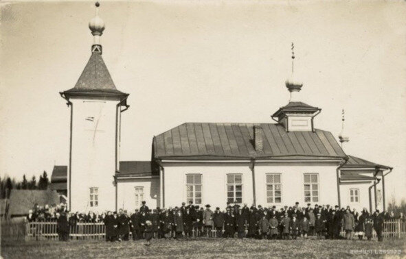 Князь-Владимирская церковь, п. Виксна, 1 января 1930 г.