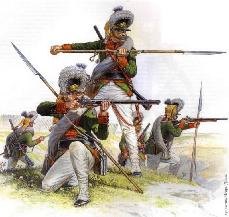 Русские гренадеры 18 века. Картинка взята из открытых источников интернета.