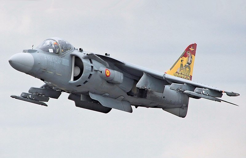 EAV-8B+ Harrier II -из состава авиации флота Испании(источник Wikipedia.org)