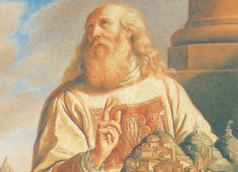 Святой Марино, картина Джованни Франческо Барбьери.