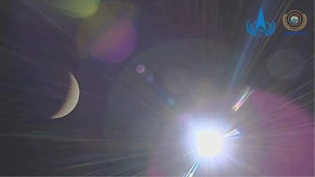 Одна из фотографий, переданных на Землю спутником Icube-Q