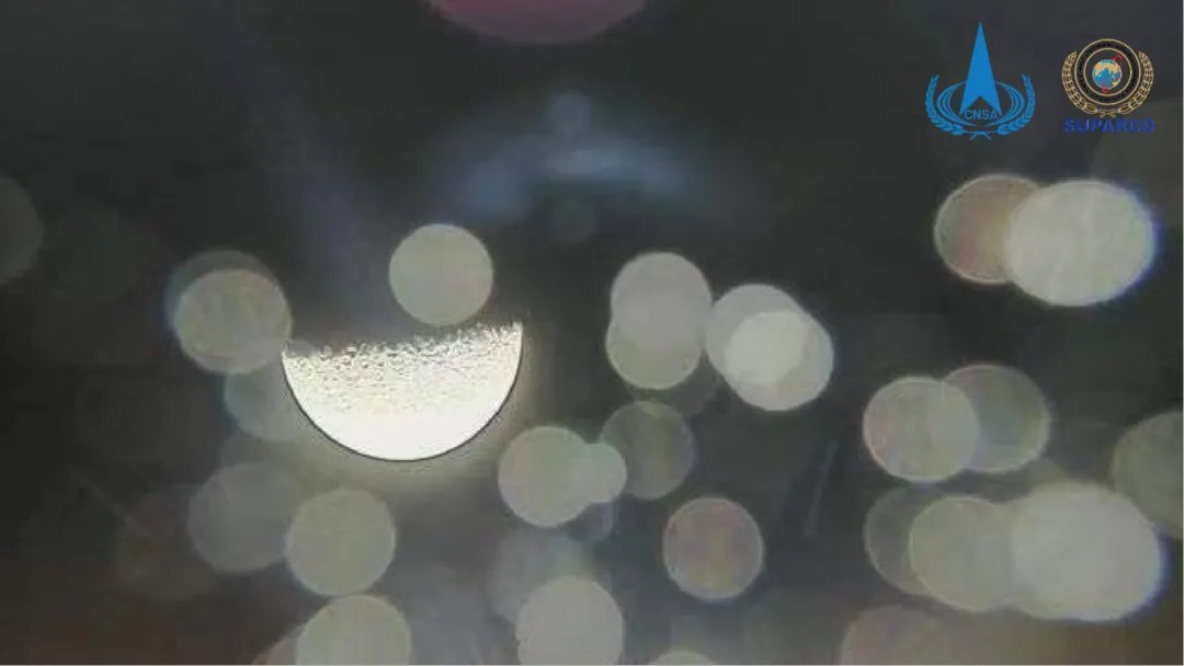Луна в объективе одной из камер Icube-Q  