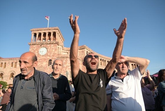    Акция протеста в Ереване