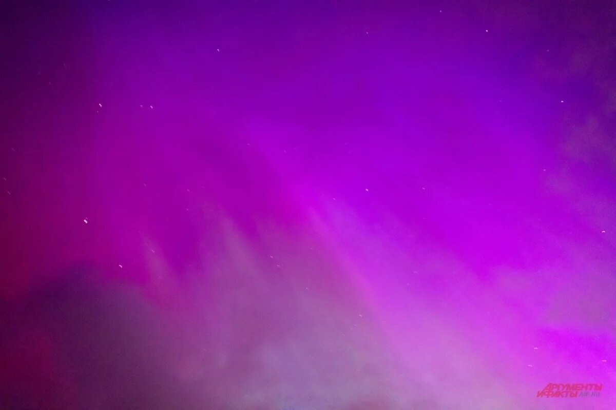    В ночь на 11 мая нижегородцы наблюдали северное сияние