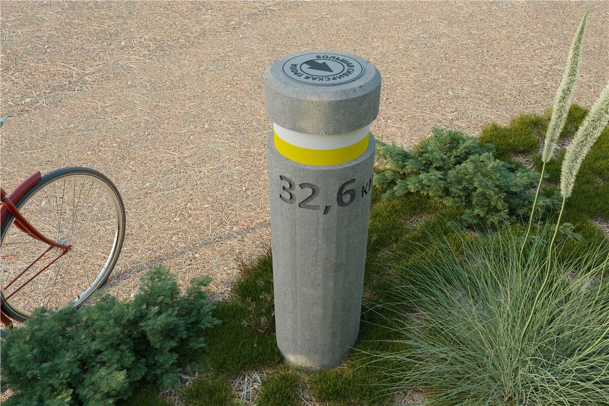 На всем протяжении маршрута будут установлены различные указатели 