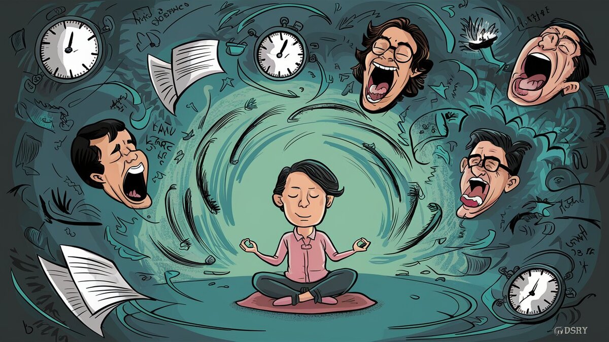 Отвлекитесь от стресс-факторов