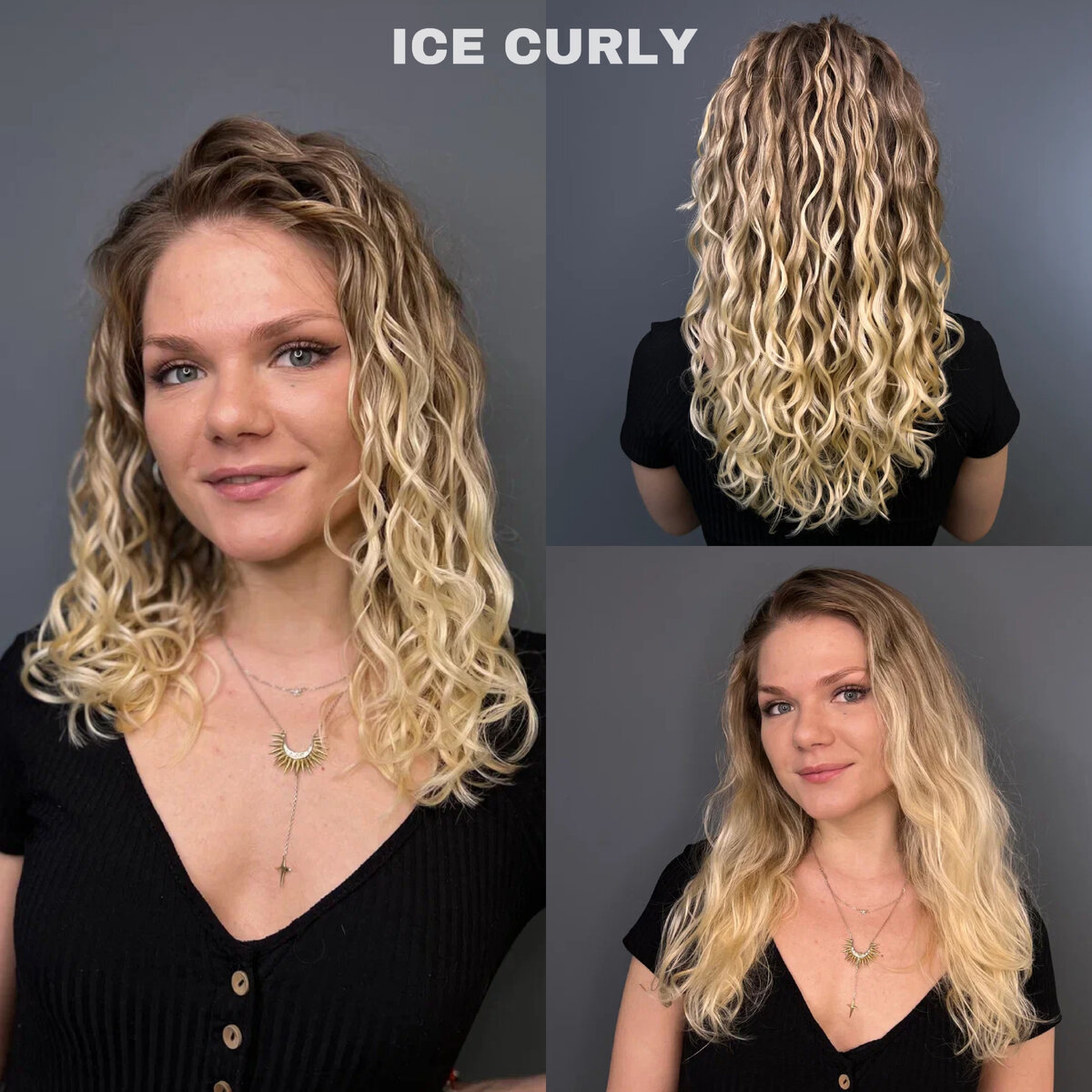 Посмотрите, как меняется активность завитка до и после процедуры глубокого увлажнения: после ухода кудри более оформленные и структурированные.