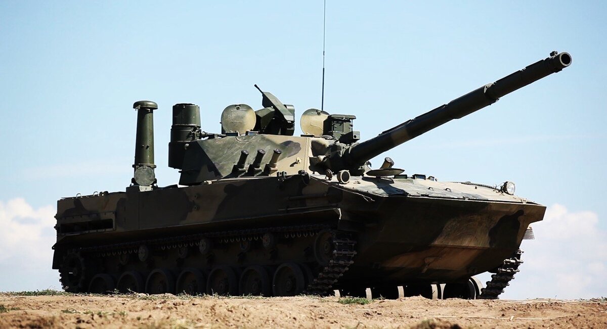 "Спрут-СДМ1" на испытаниях.