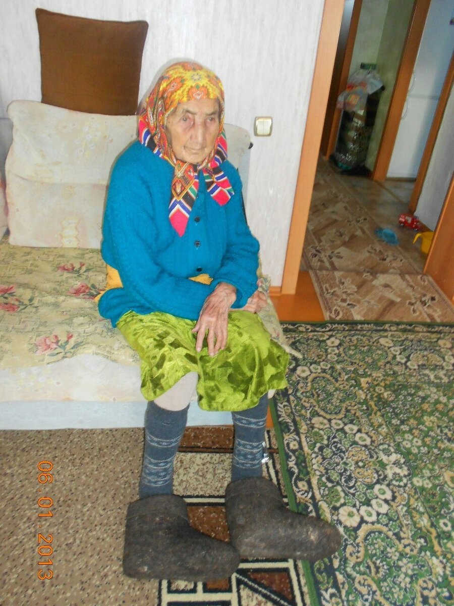 Бабушка на 93-м году жизни