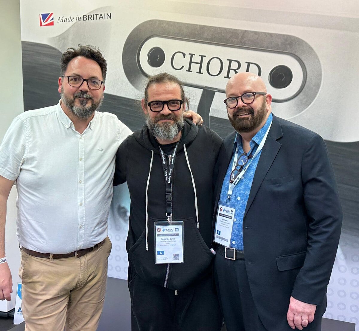 Джон Фрэнкс (справа) на выставке High End Munich 2024