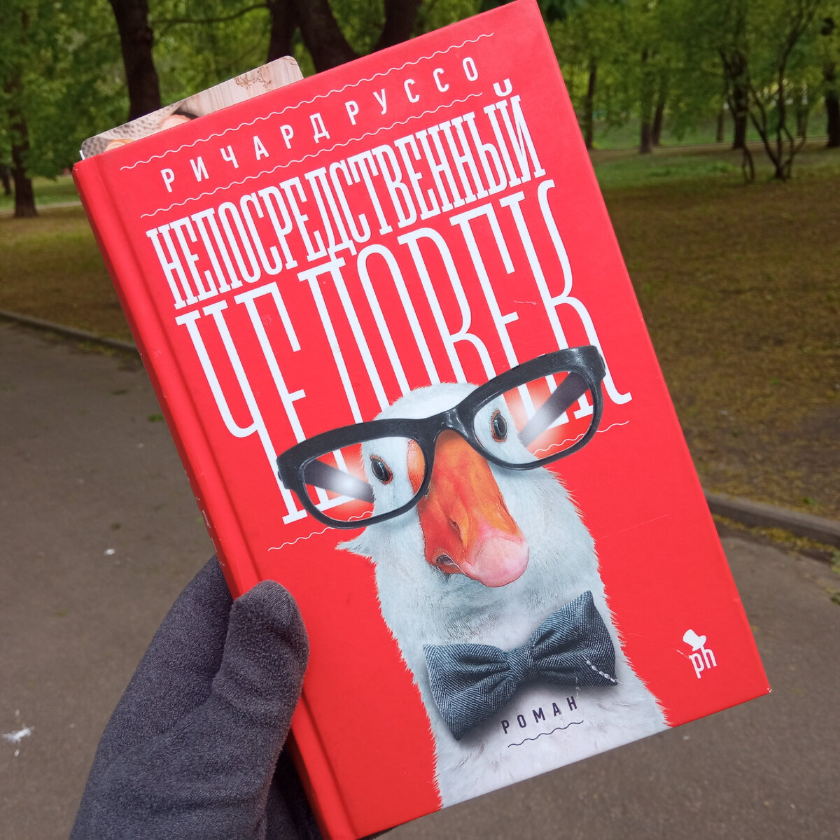 Странная обложка. Гусь в романе играет определенную роль, но что у него с клювом? Впрочем, и это что-то в романе тоже играет определенную роль.