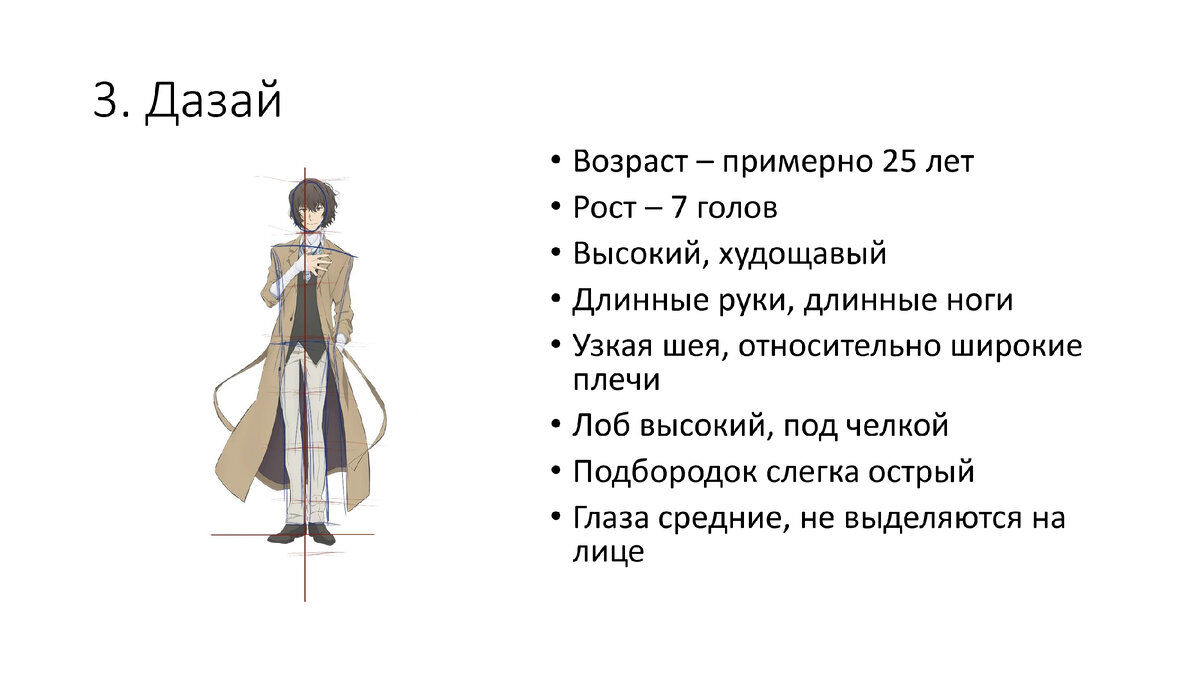 Домашка - анализ построения персонажей из разных аниме