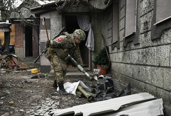    Военный инженер группировки войск «Центр» Центрального военного округа (ЦВО) в Авдеевке