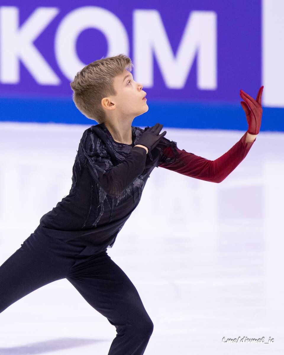 Лев Лазарев в произвольной программе сезона 2023/24