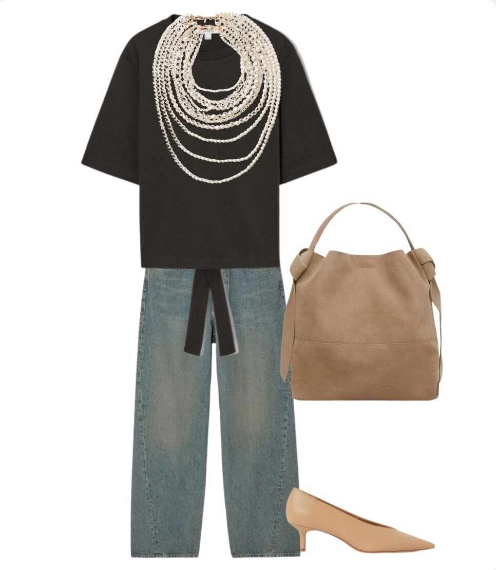 Коллаж из похожих вещей в моём гардеробе 