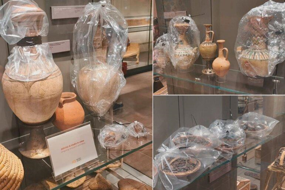 Сосуды из музея в Турине, которые были найдены более века назад в подземной гробнице архитектора  Кха и его жены Мерит, живших в Египте примерно с 1450 по 1400 год до н.э. Источник изображения: english.elpais.com