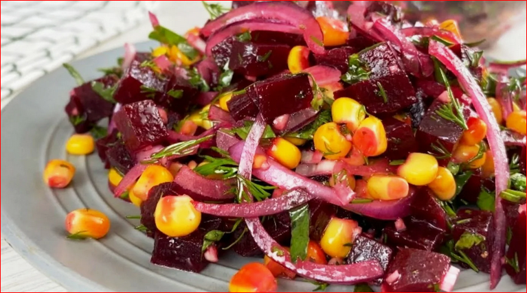 Вкусней чем винегрет. Салат из свеклы с новым вкусом