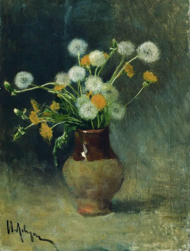 Художник Исаак Левитан «Одуванчики», 1889
