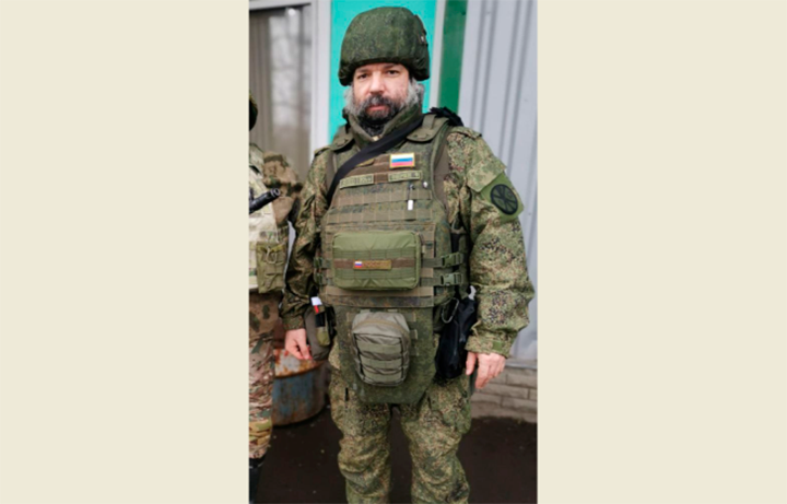    Отец Пётр Репин недавно вернулся с фронта и скоро опять туда собирается. Фото предоставлено Царьграду