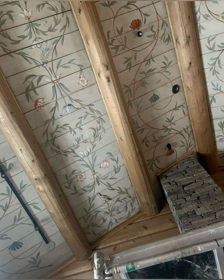 Роспись потолка 