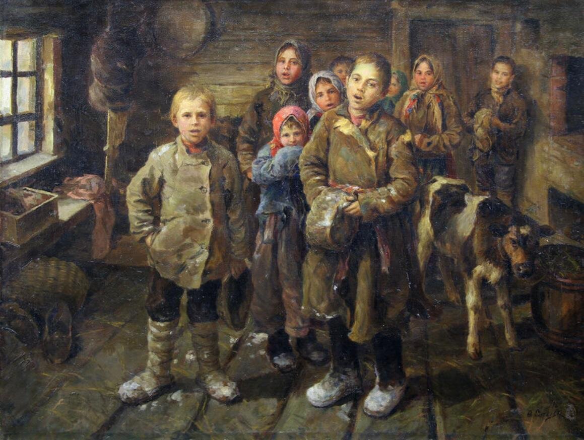 Федот Сычков. «Христословы». 1935