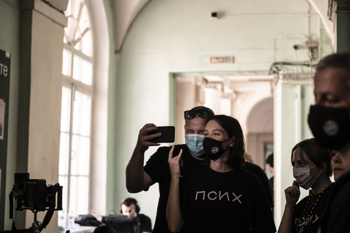 Съёмки "Псих"