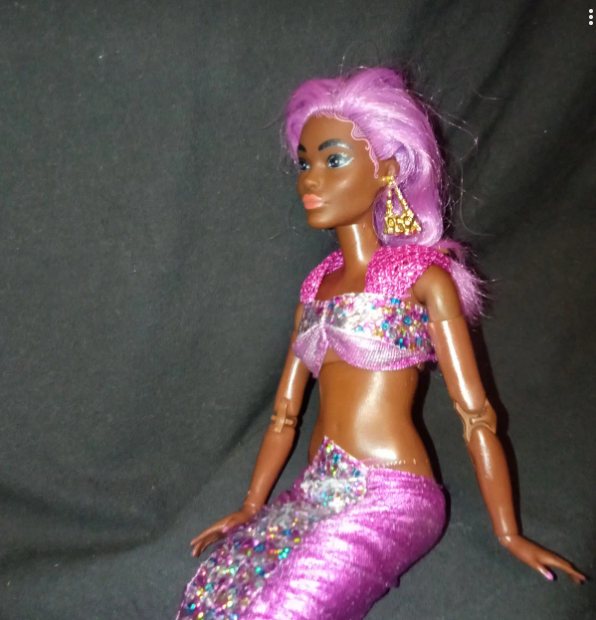 Ариэль, в роли русалочки барби bmr  в костюме jewe hair mermaid 