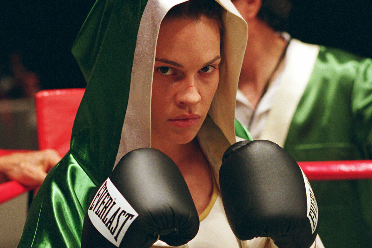 Кадр из фильма «Малышка на миллион», 2004 год, режиссер Клинт Иствуд