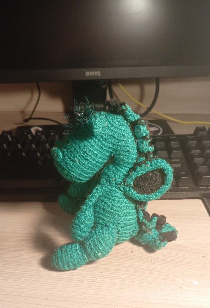 Дракончик у сестры. 