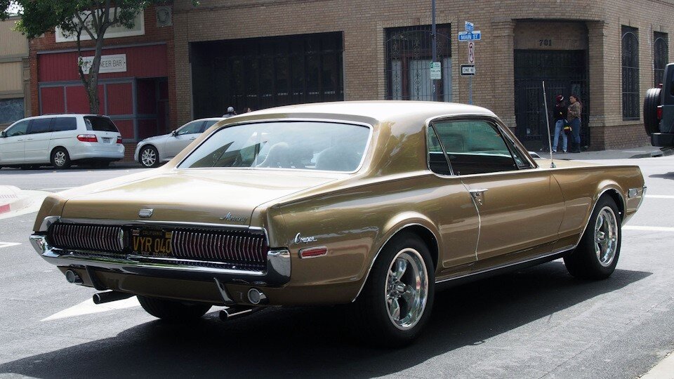 Mercury Cougar Gen-1 сзади. Источник фото: drive2.ru
