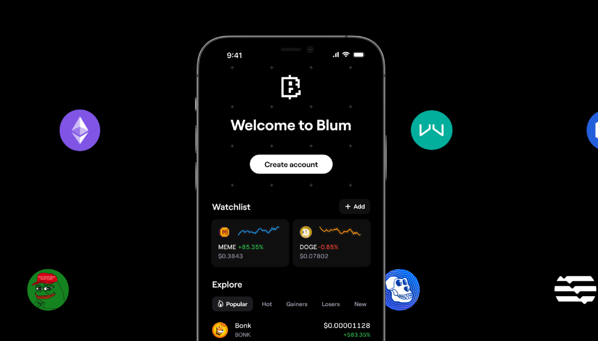 Биржа Blum — крипто-биржа внутри Telegram от топ-менеджеров Binance |  КРИПТоМИР | Дзен