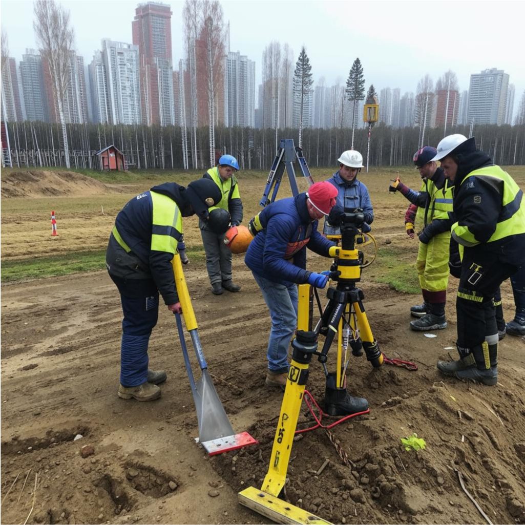 Определение геодезической разбивочной основы в Ломоносовском районе:  точность для успешного строительства | Геодезия и кадастр в СПб | Дзен